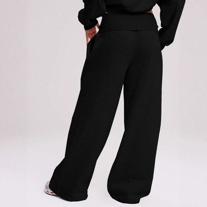 Ladies Wide Casual Chic Pants