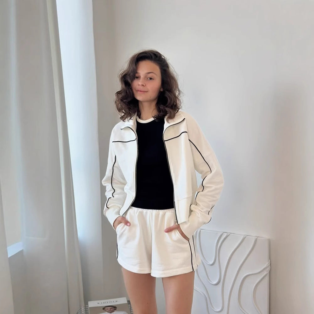 Ensemble débardeur et shorts de loisirs pour femmes Chic und Stil