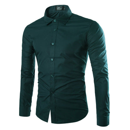 Chemise élégante à manches longues pour hommes Chic und Stil