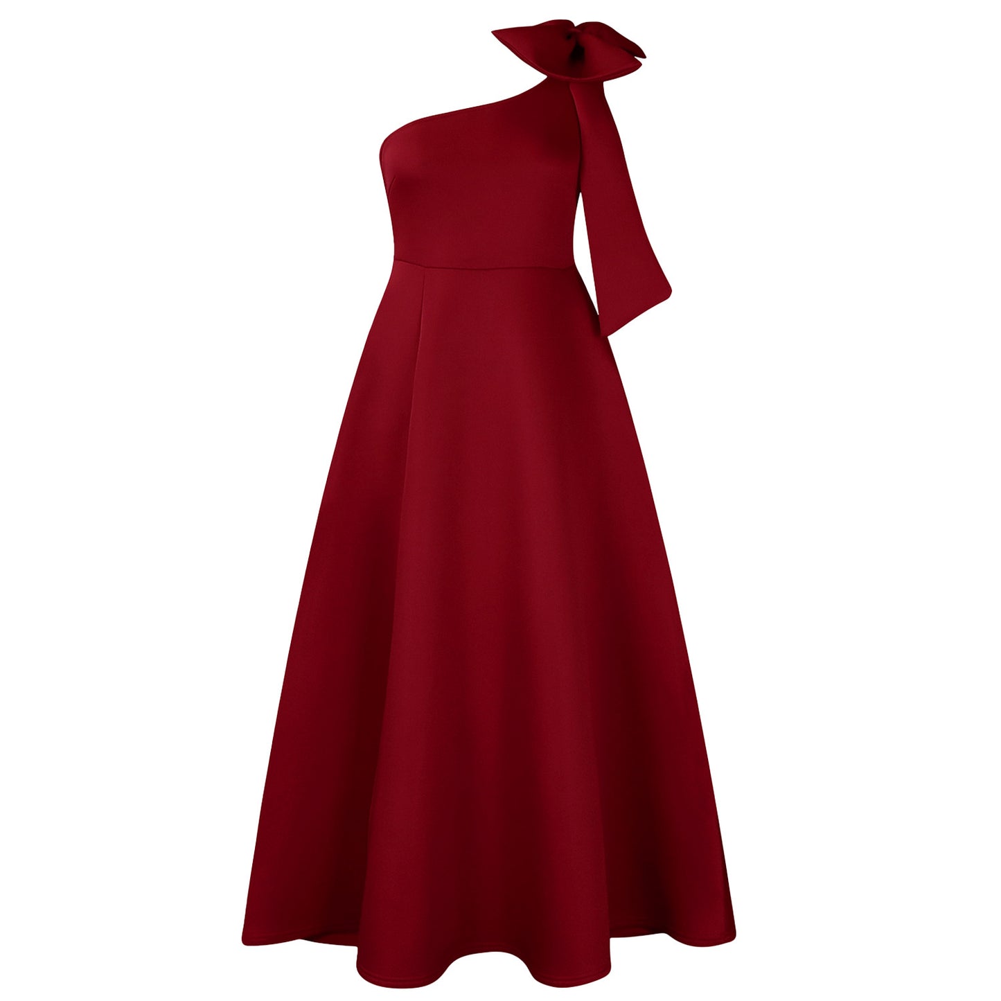 Robe maxi femme avec coupe asymétrique et élégante boucle Chic und Stil