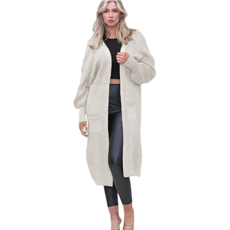 Cardigan en maille épaisse pour femmes avec poches profondes et coupe décontractée Chic und Stil