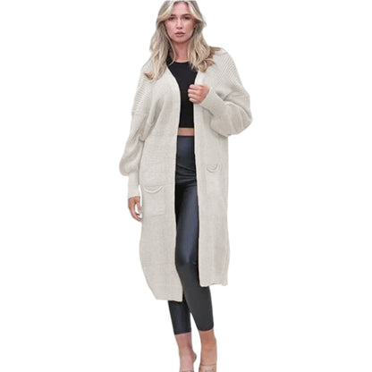 Cardigan en maille épaisse pour femmes avec poches profondes et coupe décontractée Chic und Stil