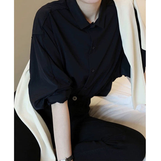 Blouse boutonnée décontractée pour femmes Chic und Stil