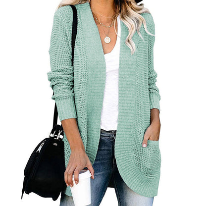 Cardigan long en tricot pour femme Chic und Stil