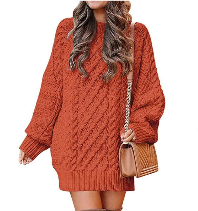 Femme Grand pull en tricot à motif torsadé et coupe décontractée Chic und Stil
