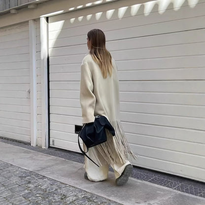 Fringe jacket for women with an elegant cut and a modern design Chic and Style