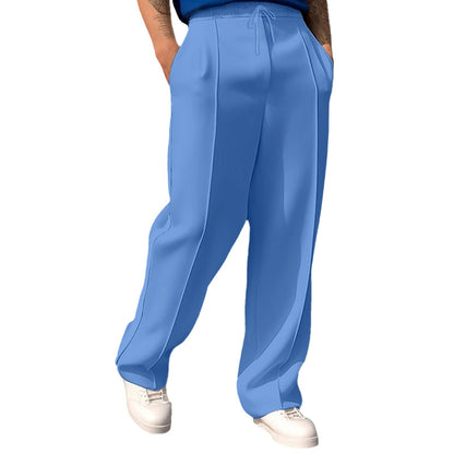 Breathable leisure pants for men with elastic waistband and side pockets Chic and Style
