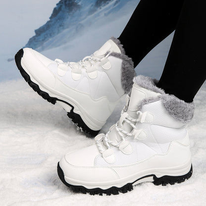 Bottes d'hiver thermo pour femmes avec doublure isolante et semelle antidérapante Chic und Stil