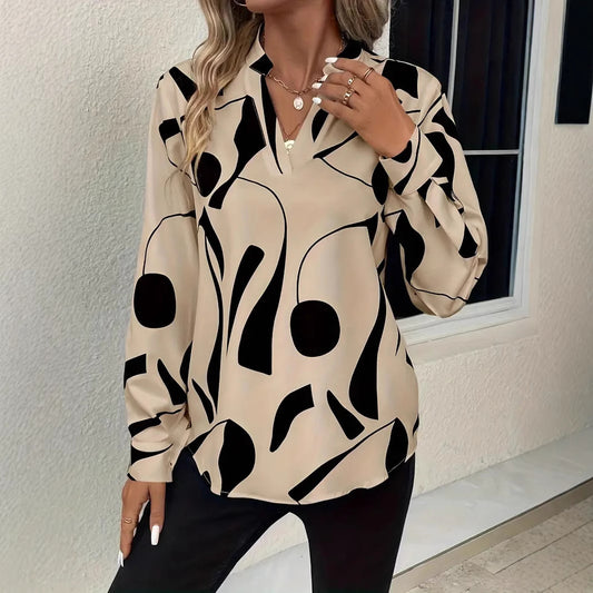 Blouse haute couture pour femmes avec motif moderne Chic und Stil