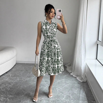 Robe chemise à boutons pour femmes chic et stylée