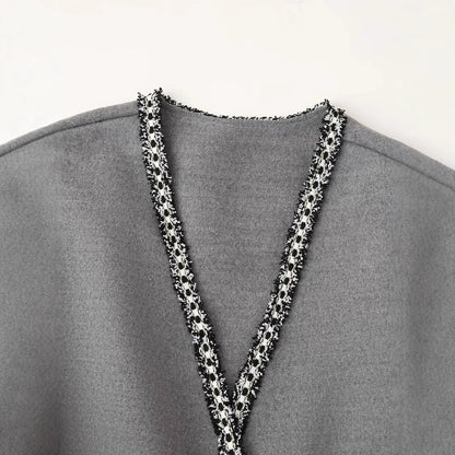Cardigan décontracté pour femmes avec poches pratiques et lacets élégants Chic und Stil