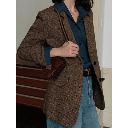Veste femme à motif en chevron Chic und Stil