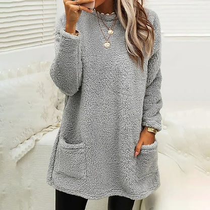Dames Chemise Oversize Douce Chic und Stil