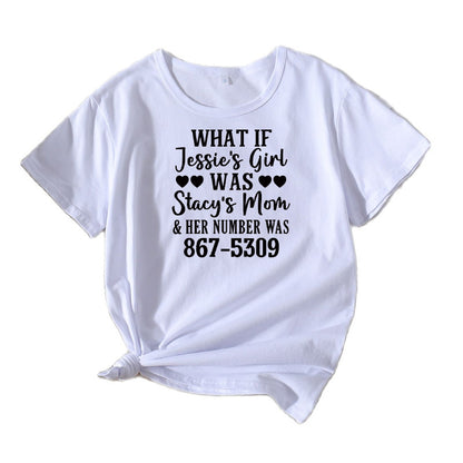 Dames de loisirs T-shirt graphique humoristique Chic und Stil