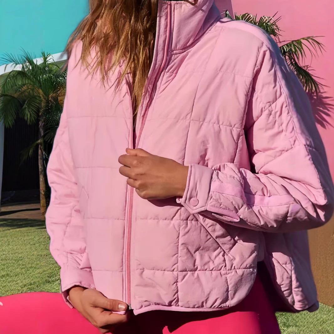 Dame doudoune avec col montant et fermeture éclair pratique Chic und Stil