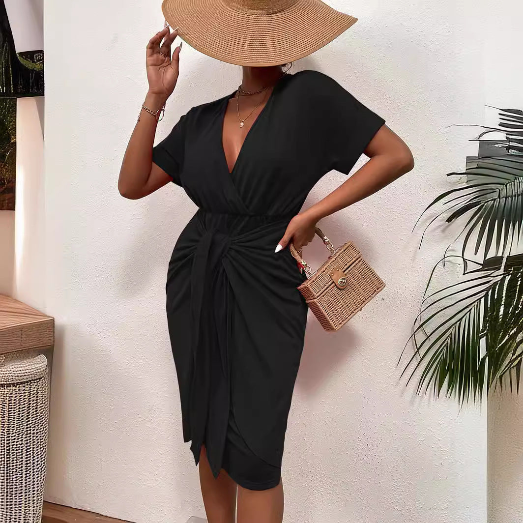 Robe portefeuille pour femmes avec un élégant décolleté en V et une multitude de possibilités de styling Chic und Stil