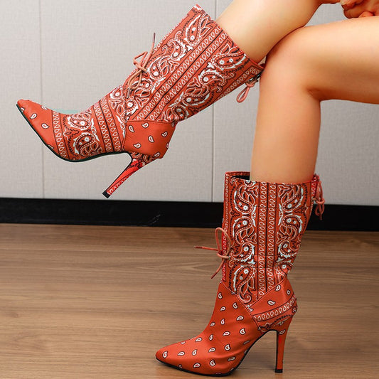 Bottes à talons hauts Chic und Stil pour femmes