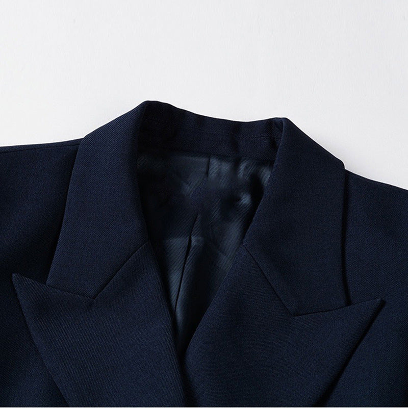 Chic and Style women's double-breasted blazer and fitted pants set