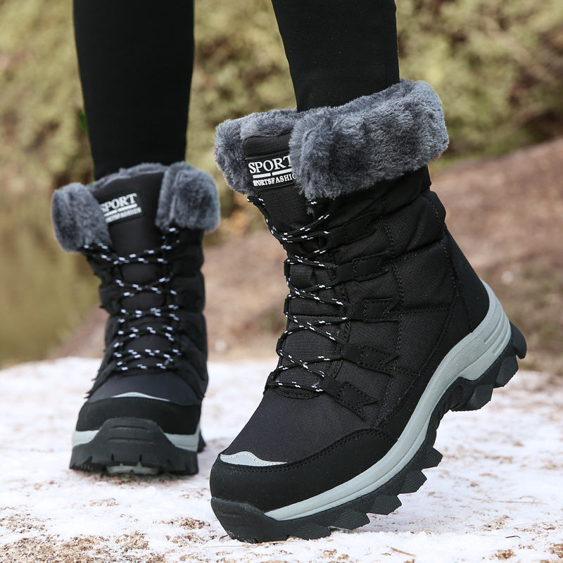 Bottes d'hiver isolées pour femmes avec une construction de semelle antidérapante et une doublure intérieure douillette Chic und Stil