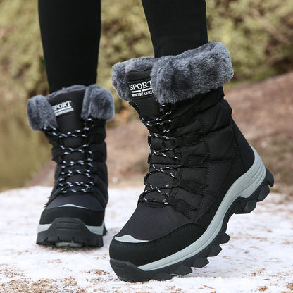 Bottes d'hiver isolées pour femmes avec une construction de semelle antidérapante et une doublure intérieure douillette Chic und Stil