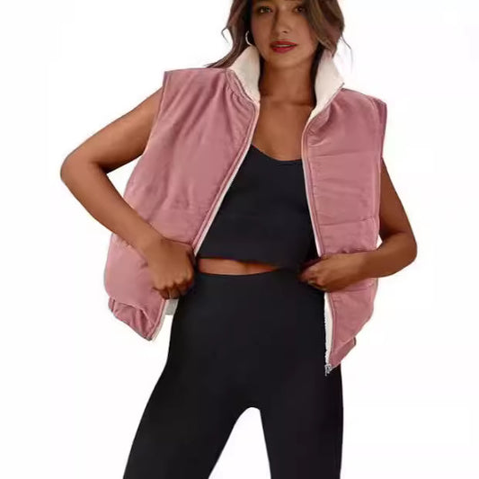 Dames gilet matelassé avec intérieur doux Chic und Stil