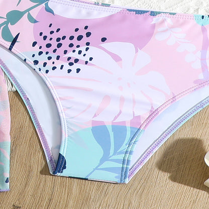 Dames Ensemble de Maillot de Bain Tropical à Trois Pièces Chic und Stil