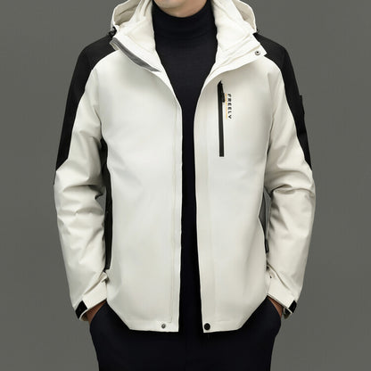 Functional jacket for men with innovative water-repellent properties Chic and Style