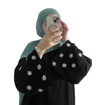 Robe tunique élégante pour femmes avec motif floral brodé Chic und Stil
