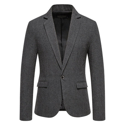 Blazer élégant pour hommes en design chevrons Chic und Stil
