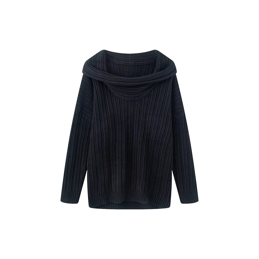 Pullover knit for women with an elegant turtleneck Chic und Stil