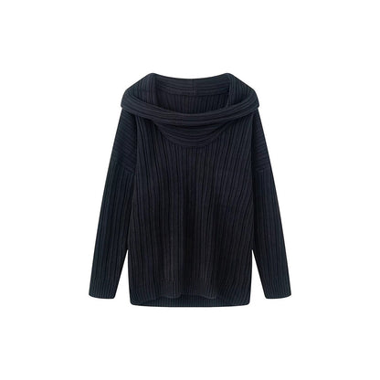 Pullover knit for women with an elegant turtleneck Chic und Stil