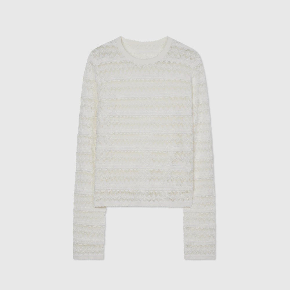Pullover en dentelle chic pour femmes Chic und Stil