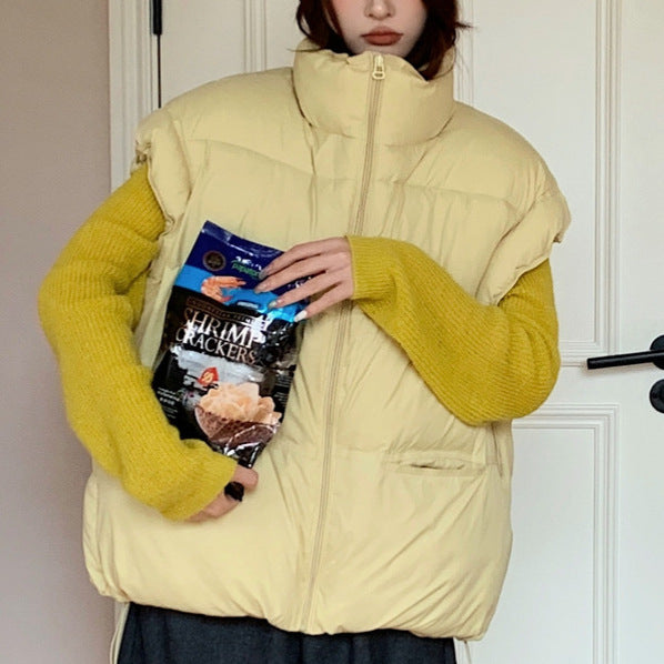 Dames doudoune de loisirs avec poches hautes et fermeture éclair intégrale Chic und Stil