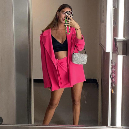 Blazer oversize décontracté pour femmes avec une coupe moderne et des détails élégants Chic und Stil