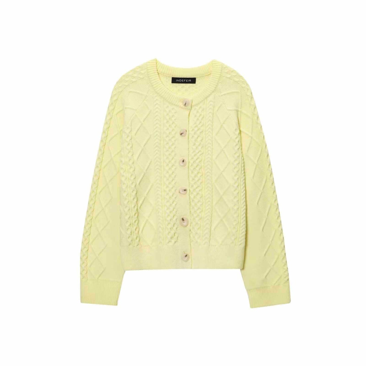 Damen weicher Strickcardigan mit Knopfleiste Chic und Stil