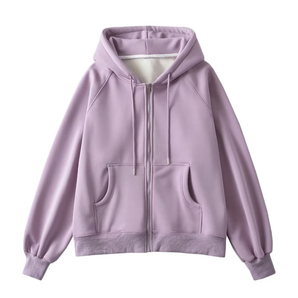 Dames décontractée Oversized veste à capuche Chic und Stil