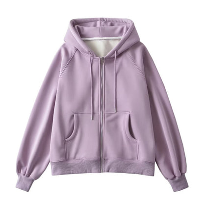 Dames décontractée Oversized veste à capuche Chic und Stil