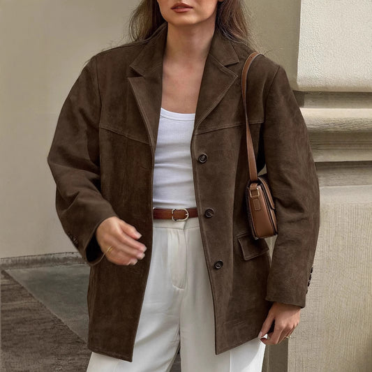 Blazer moderne pour dames en daim Chic und Stil