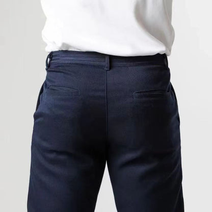 Fashion chinos pants for men with elastic waistband and practical pockets Chic and Style