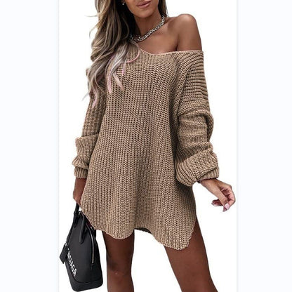Robe en tricot surdimensionnée pour femmes Chic und Stil