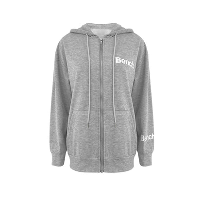 Veste à capuche oversized pour femmes avec fermeture éclair intégrale et poches pratiques Chic und Stil