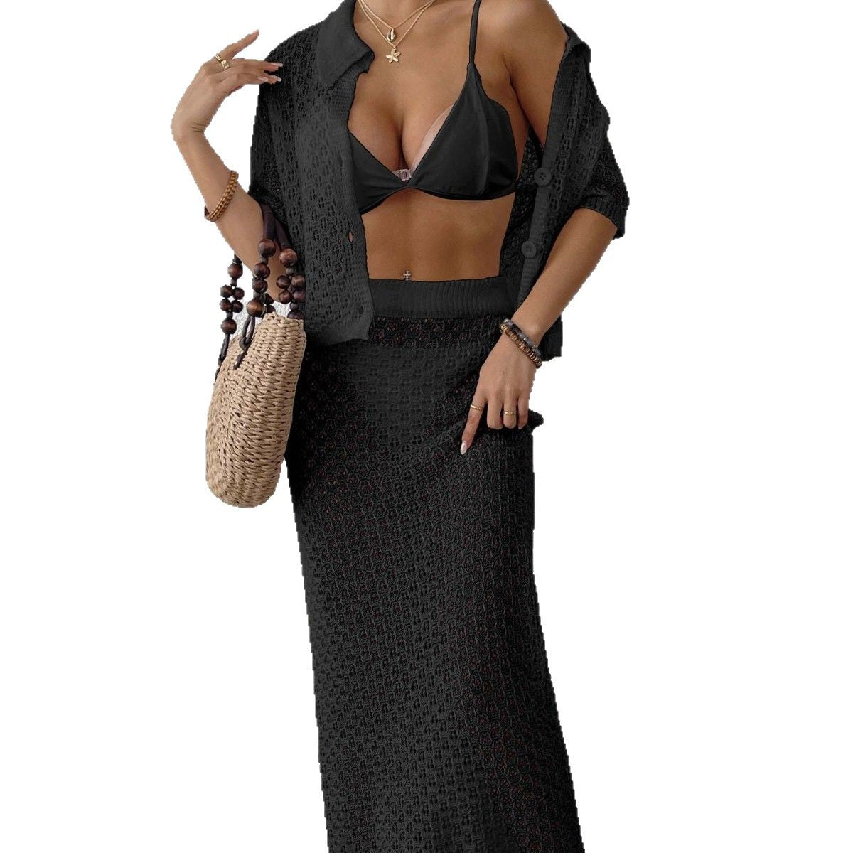 Dames Crochet Deux-Pièces Chic und Stil