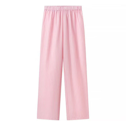 Light palazzo pants for women with fine stripes Chic und Stil