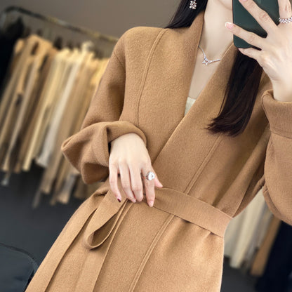 Dames Gilet à la mode avec ceinture Chic und Stil