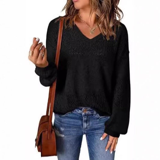 Pull en tricot aérien pour femmes Chic und Stil