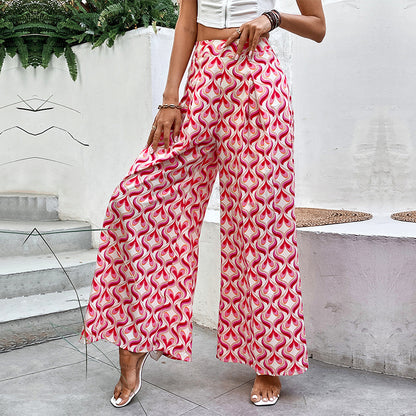 Pantalons à motif flare pour femmes Chic und Stil
