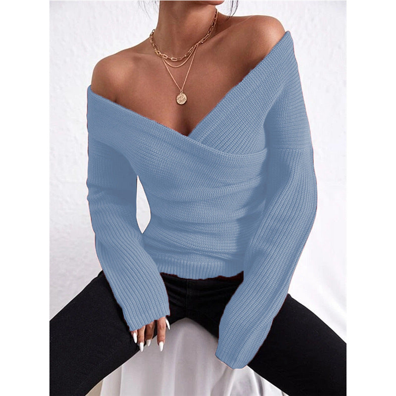 Dames Haut tricot à carreaux Chic und Stil