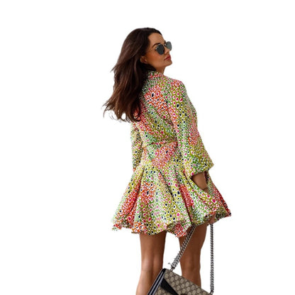 Robes chemises à ligne A pour femmes avec détail de ceinture Chic und Stil
