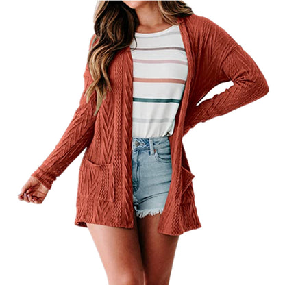 Dame cardigan au design décontracté Chic und Stil