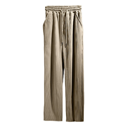 Ladies High Quality Chic Pleated Pants